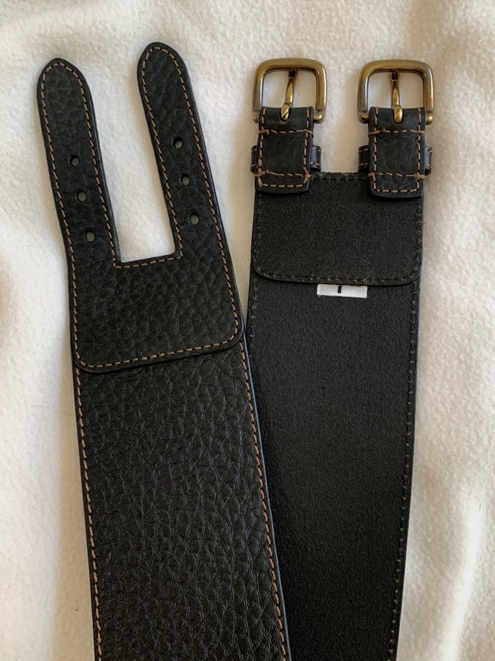 Ann Taylor Loft Wide Double Buckle Belt - Picture 8 of 11